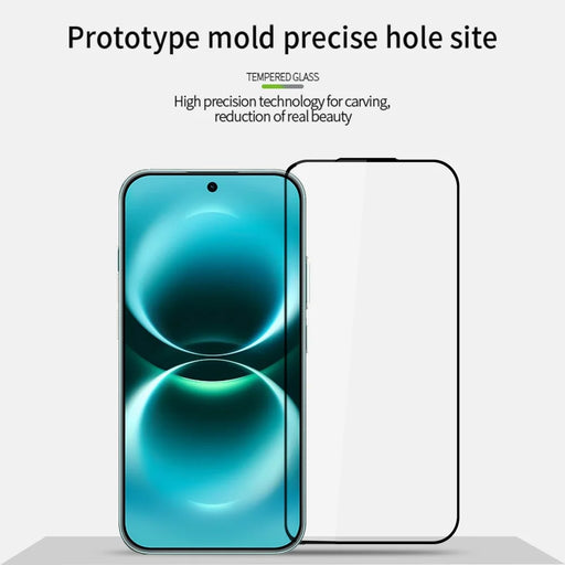 PINWUYO for Huawei Enjoy 90 Pro Max Tempered Glass Film  JK Series-2 9H Full Glue Full Screen Protector - Black - 2