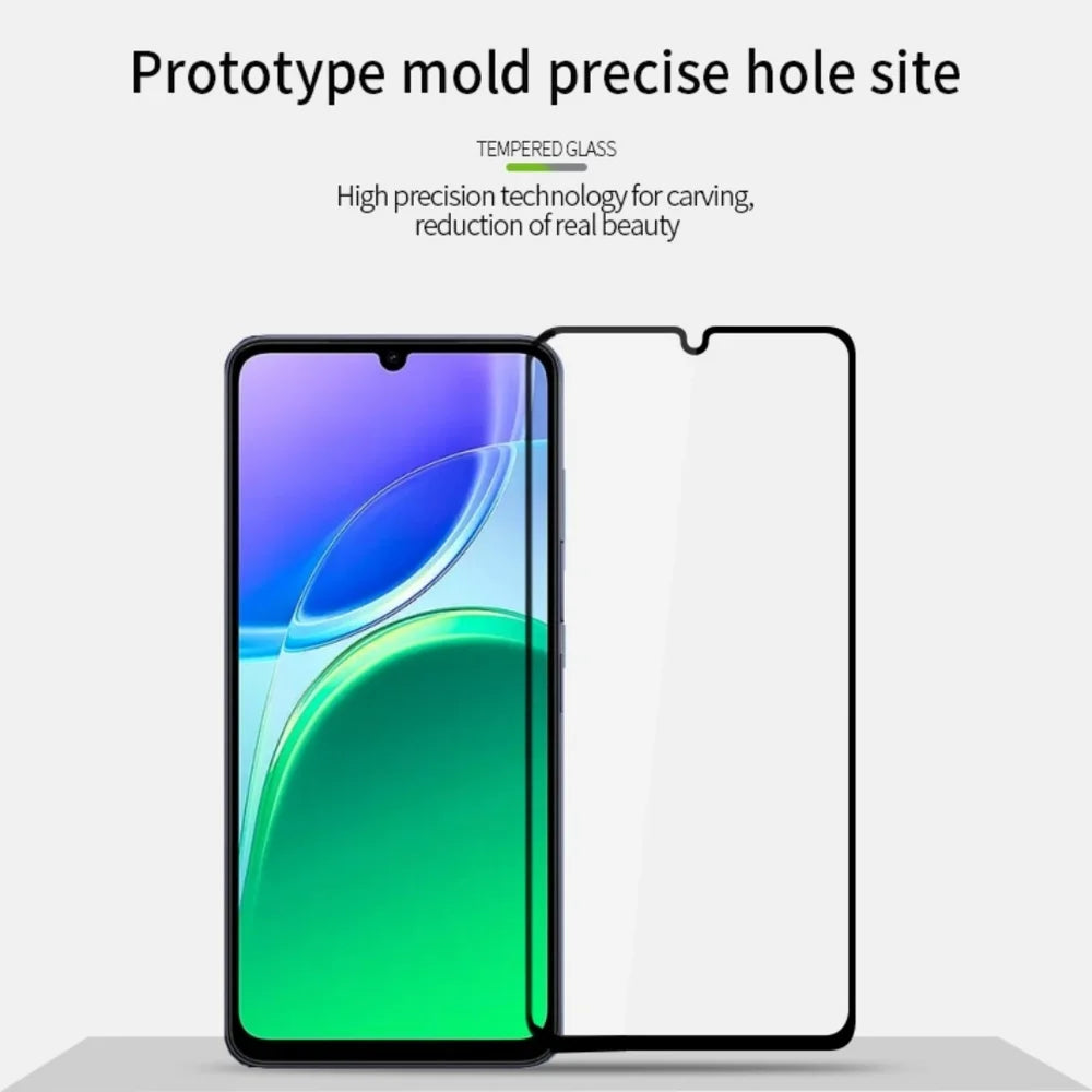 PINWUYO for vivo Y21 5G (2026) /  vivo Y11 5G / vivo Y05 4G Tempered Glass Film  JK Series-2 9H Full Glue Full Screen Protector - Black - 3