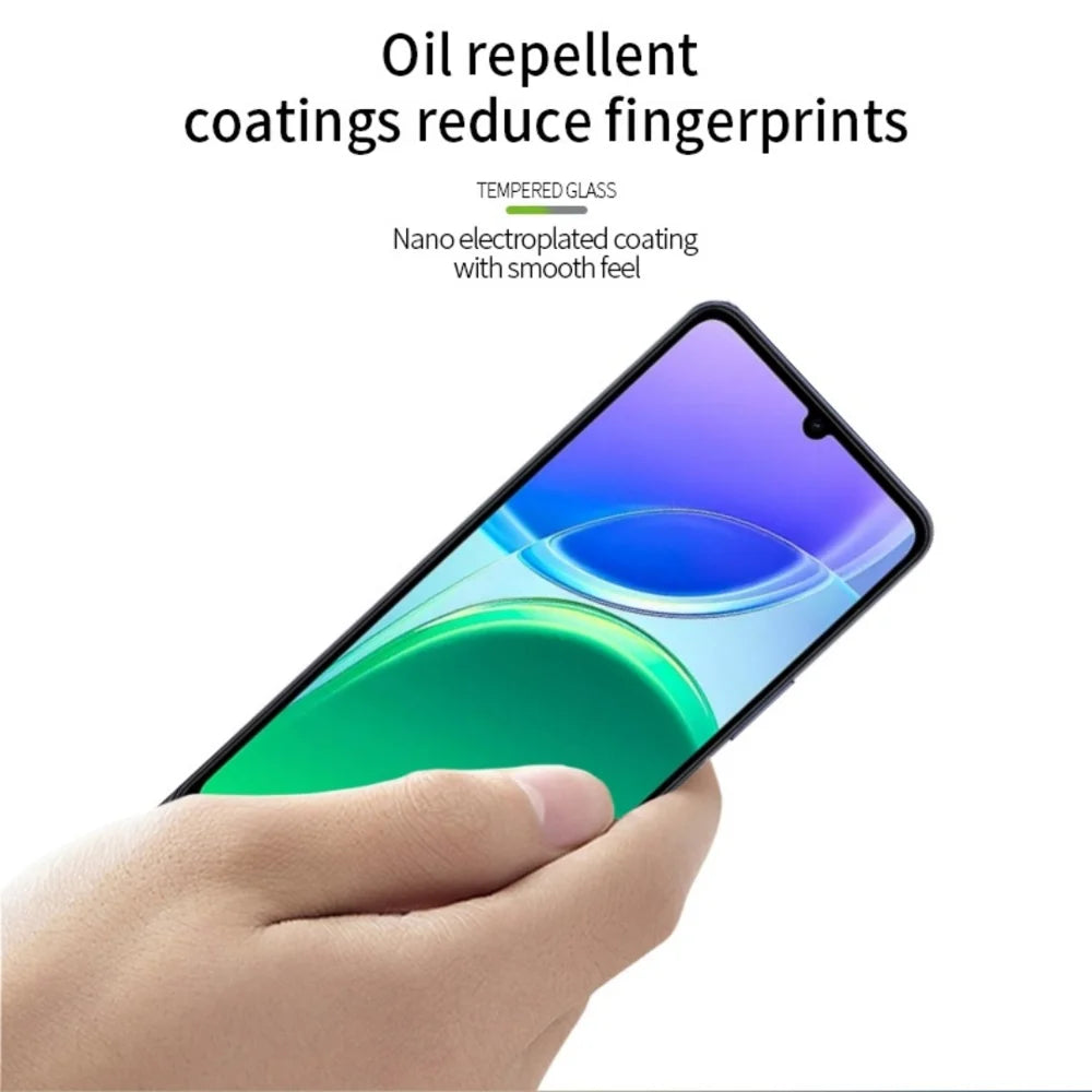 PINWUYO for vivo Y21 5G (2026) /  vivo Y11 5G / vivo Y05 4G Tempered Glass Film  JK Series-2 9H Full Glue Full Screen Protector - Black - 4