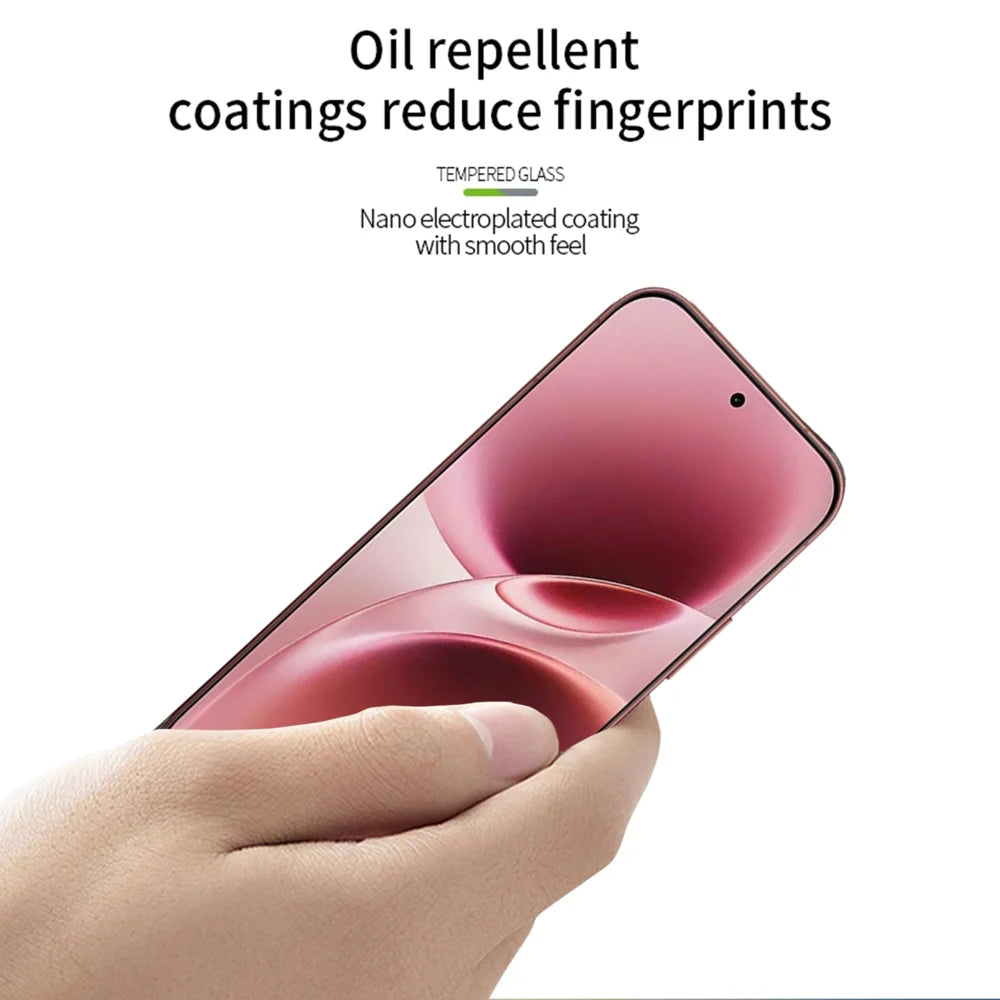 PINWUYO for vivo V70 Elite 5G / vivo V70 5G Tempered Glass Film  JK Series-2 9H Full Glue Full Screen Protector - Black - 4