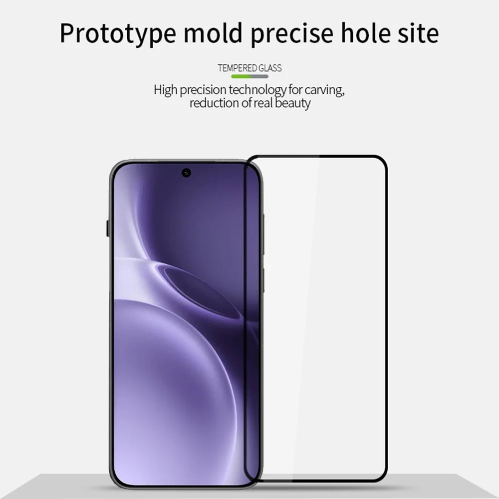 PINWUYO for vivo X300 Pro 5G Tempered Glass Film  JK Series-2 9H Full Glue Full Screen Protector - Black - 3