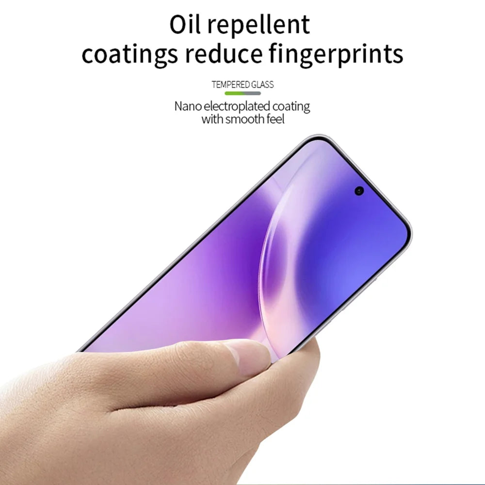 PINWUYO for vivo X300 5G Tempered Glass Film  JK Series-2 9H Full Glue Full Screen Protector - Black - 4