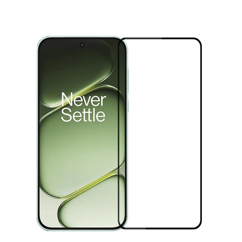 PINWUYO Tempered Glass Film for OnePlus Nord CE6 5G / Nord 6 5G / Turbo 6V 5G / Turbo 6 5G JK Series-2 9H Full Glue Full Screen Protector - Black - 1