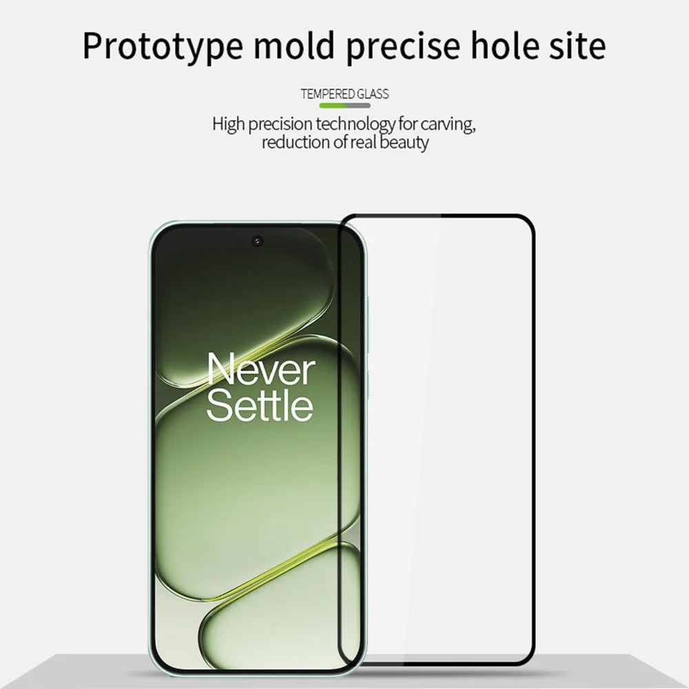 PINWUYO Tempered Glass Film for OnePlus Nord CE6 5G / Nord 6 5G / Turbo 6V 5G / Turbo 6 5G JK Series-2 9H Full Glue Full Screen Protector - Black - 3