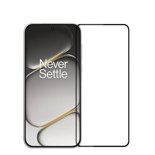 PINWUYO Tempered Glass Film for OnePlus Nord CE6 5G / Nord 6 5G / Turbo 6V 5G / Turbo 6 5G JK Series-2 9H Full Glue Full Screen Protector - Black - 1