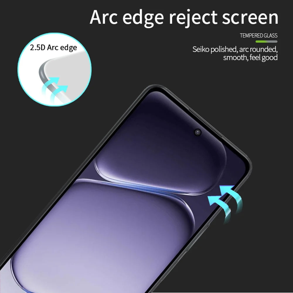 PINWUYO for OnePlus Nord CE6 Lite 5G Tempered Glass Film  JK Series-2 9H Full Glue Full Screen Protector - Black - 2