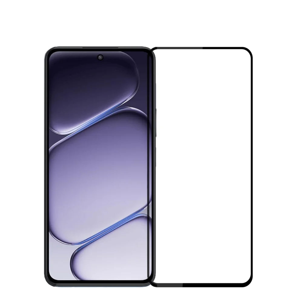 MOFI for OnePlus Nord CE6 Lite 5G Screen Protector 9H Full Glue Full Coverage High Aluminum-Silicon Glass Film - Black - 1