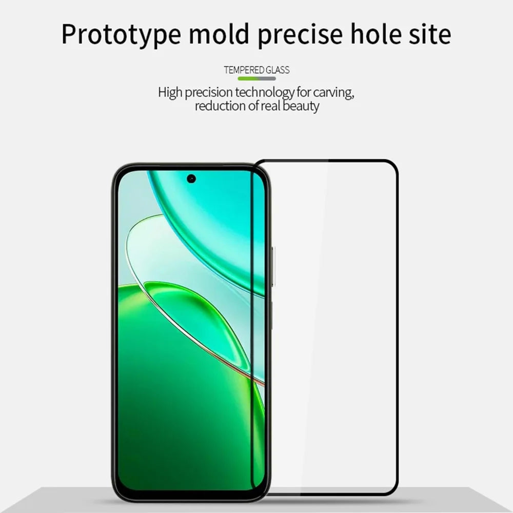 MOFI for vivo T5 Pro 5G Screen Protector 9H Full Glue Full Coverage High Aluminum-Silicon Glass Film - Black - 3