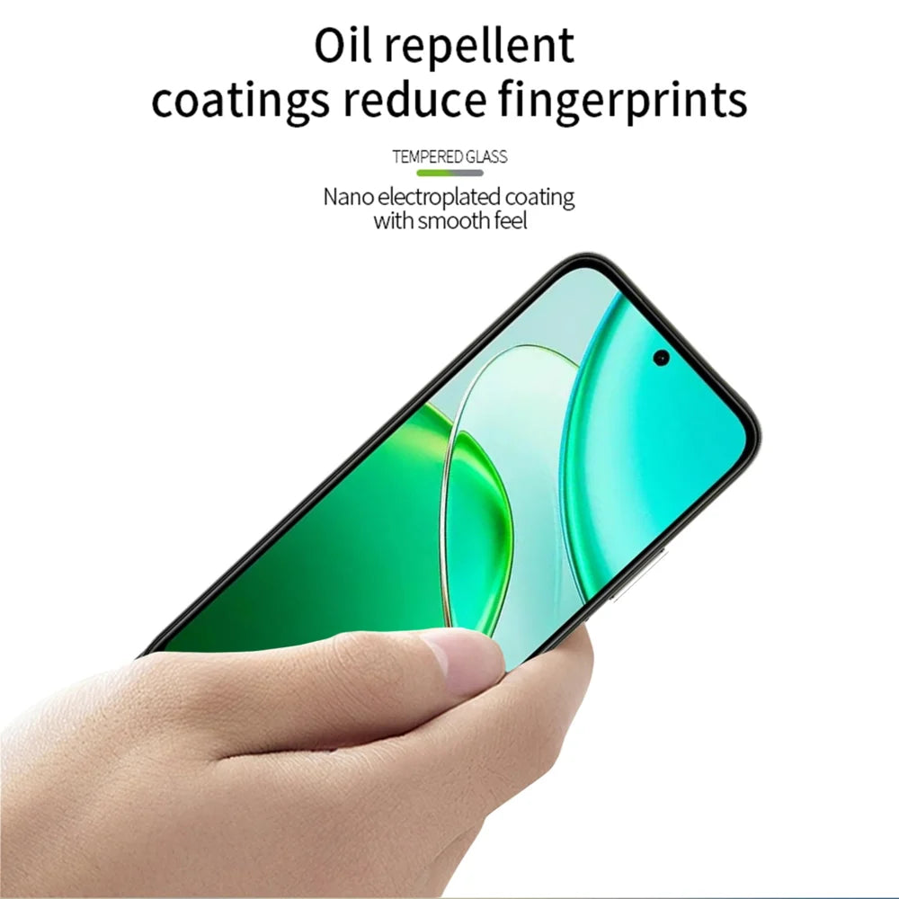 MOFI for vivo T5 Pro 5G Screen Protector 9H Full Glue Full Coverage High Aluminum-Silicon Glass Film - Black - 4