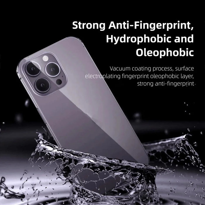 For iPhone 16 25Pcs Back Screen Protector Full Coverage Matte TPU Hydrogel Film - Transparent - 3