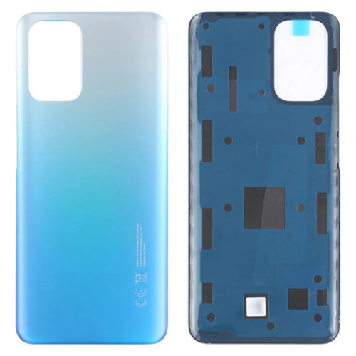 For Xiaomi Redmi Note 10S 4G M2101K7BG OEM Battery Door Cover Replacement Part - Blue - 1