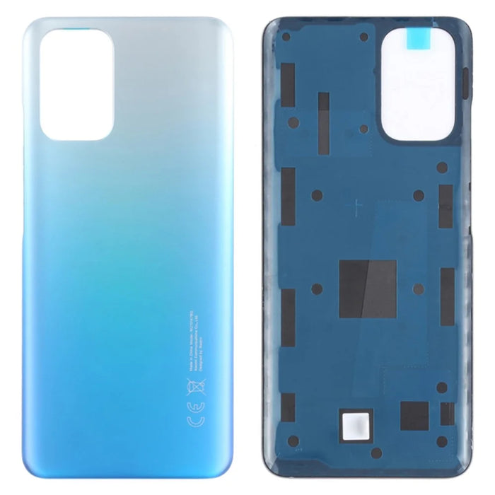 For Xiaomi Redmi Note 10S 4G M2101K7BG OEM Battery Door Cover Replacement Part - Blue - 1