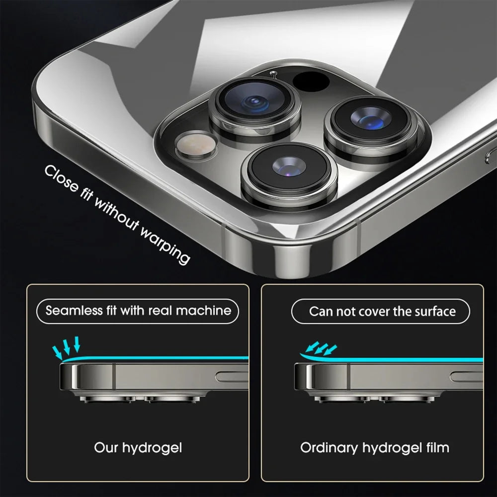 For iPhone Air 25Pcs TPU Hydrogel Film Invisible Self-Healing Anti-Fingerprint Full Cover Back Protector - Transparent - 3
