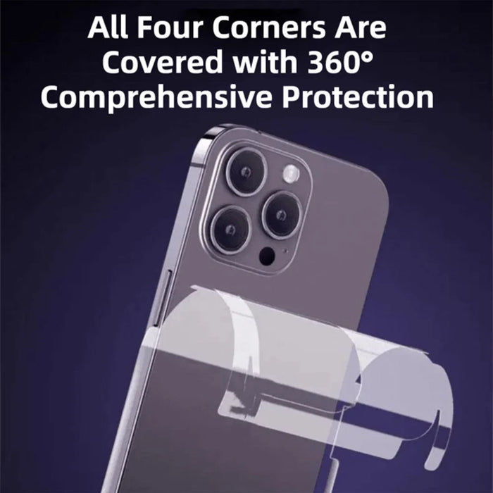 For iPhone 16 25Pcs TPU Hydrogel Film Invisible Self-Healing Anti-Fingerprint Full Cover Back Protector - Transparent - 5