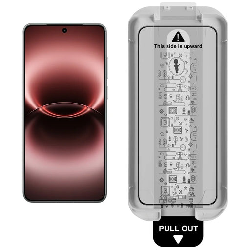 IMAK 3Pcs Tempered Glass For vivo X300 Ultra 5G Full Screen Protector Full Glue Film with Dust-free Installation Tool (Fingerprint Unlock) - Black - 2