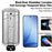 IMAK 3Pcs Tempered Glass For Oppo A6s Pro 5G Full Screen Protector Full Glue Film with Dust-free Installation Tool (Fingerprint Unlock) - Black - 3