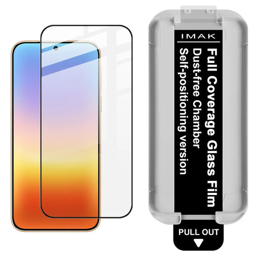 IMAK Tempered Glass For Huawei Pura 90s Pro 5G / Pura 90 Pro Full Screen Protector Full Glue Film with Dust-free Installation Tool - Black - 1