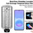 IMAK 3Pcs Tempered Glass For Samsung Galaxy A57 5G Full Screen Protector Full Glue Film with Dust-free Installation Tool (Fingerprint Unlock) - Black - 3