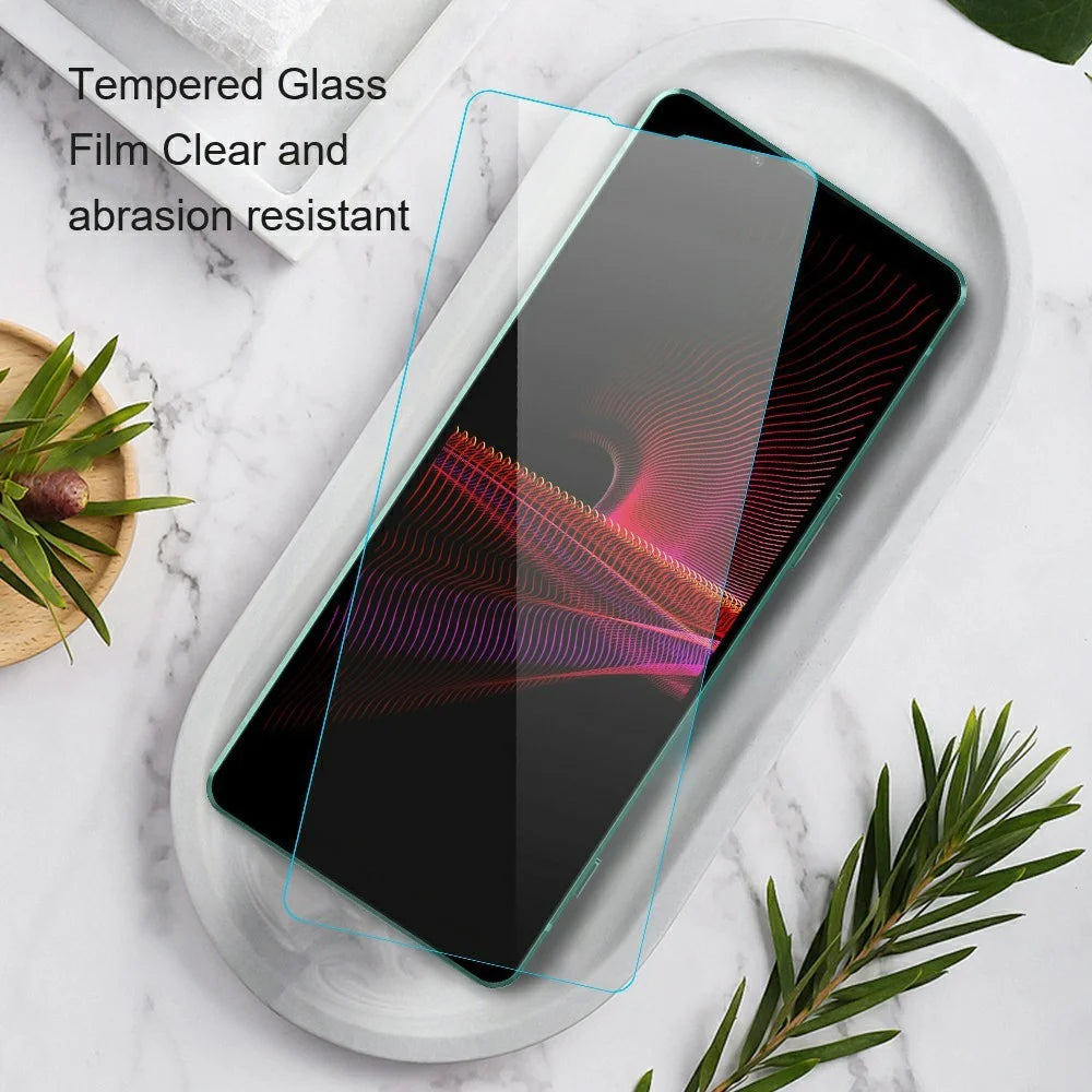 AMORUS For Sony Xperia 1 VIII High Aluminum-silicon Glass Film Anti-Scratch 2.5D Arc Edge Screen Protector, NOT Complete Covering - Transparent - 7
