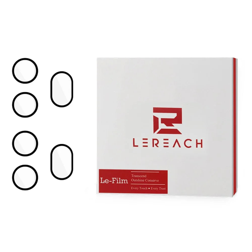 LEREACH 2Pcs for Honor 600 Pro 5G Tempered Glass Camera Lens Protector Ultra-thin Full Cover Invisible Lens Film - Transparent - 1