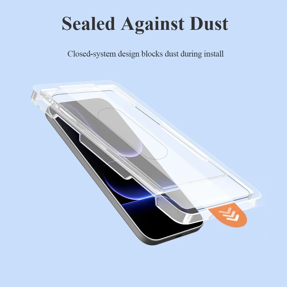 LEREACH For Honor 600 Lite 5G Tempered Glass Full Screen Protector Anti-Fingerprint Film with Dust-Free Installation Tool - Black - 5