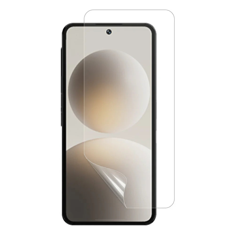 For SoftBank Natural AI Phone Screen Film PET Bubble Free Ultra Clear Screen Protector, NOT Complete Covering - Transparent - 1