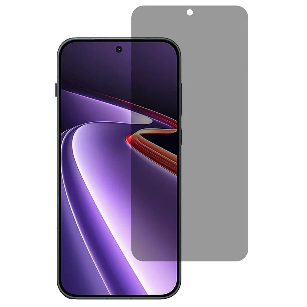 AMORUS For OnePlus Ace 6 Ultra 5G 2.5D Arc Edge Anti Spy Full Screen Protector High Aluminium-silicon Glass Film (Fingerprint Unlock) - 1