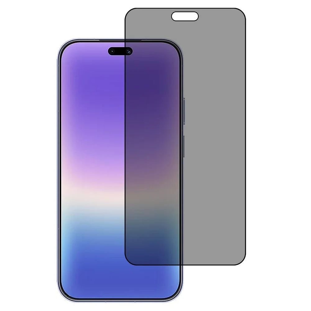 AMORUS  For Huawei Pura 90 Anti Spy Tempered Glass Film 2.5D Silk Printing Full Glue Full Screen Protector - Black - 1