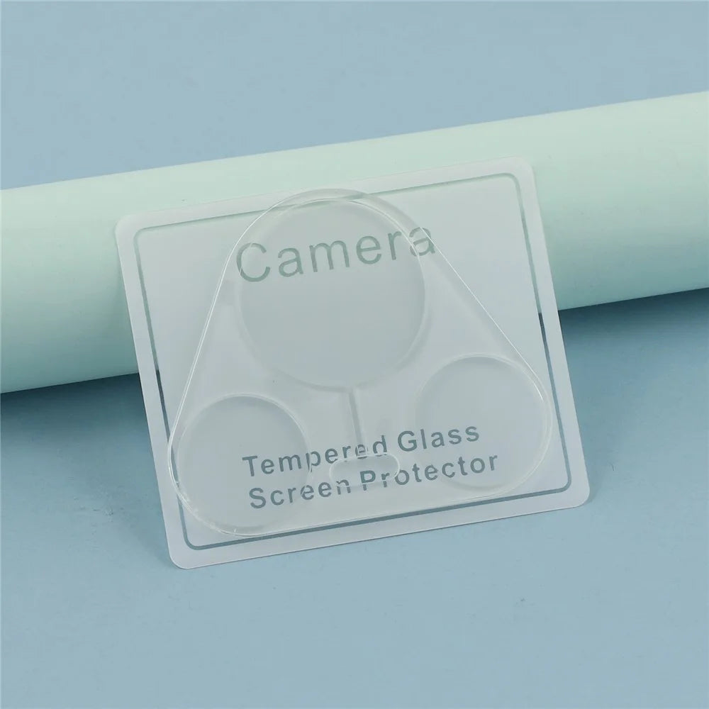 2Pcs For Huawei Pura 90 Pro Max Full Coverage Camera Lens Protector 3D Arc Edge Anti-Scratch Tempered Glass Lens Film - Transparent - 3