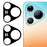 2Pcs For Huawei Pura 90 Pro Max Full Coverage Camera Lens Protector Silk Printing Tempered Glass Lens Film 3D Arc Edge - Black - 1