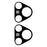 2Pcs For Huawei Pura 90 Pro Max Full Coverage Camera Lens Protector Silk Printing Tempered Glass Lens Film 3D Arc Edge - Black - 2