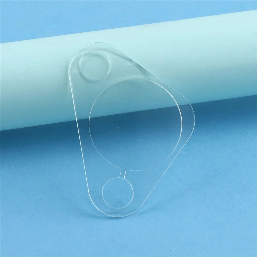 2Pcs For Huawei Pura 90 Full Coverage Camera Lens Protector 3D Arc Edge Anti-Scratch Tempered Glass Lens Film - Transparent - 3