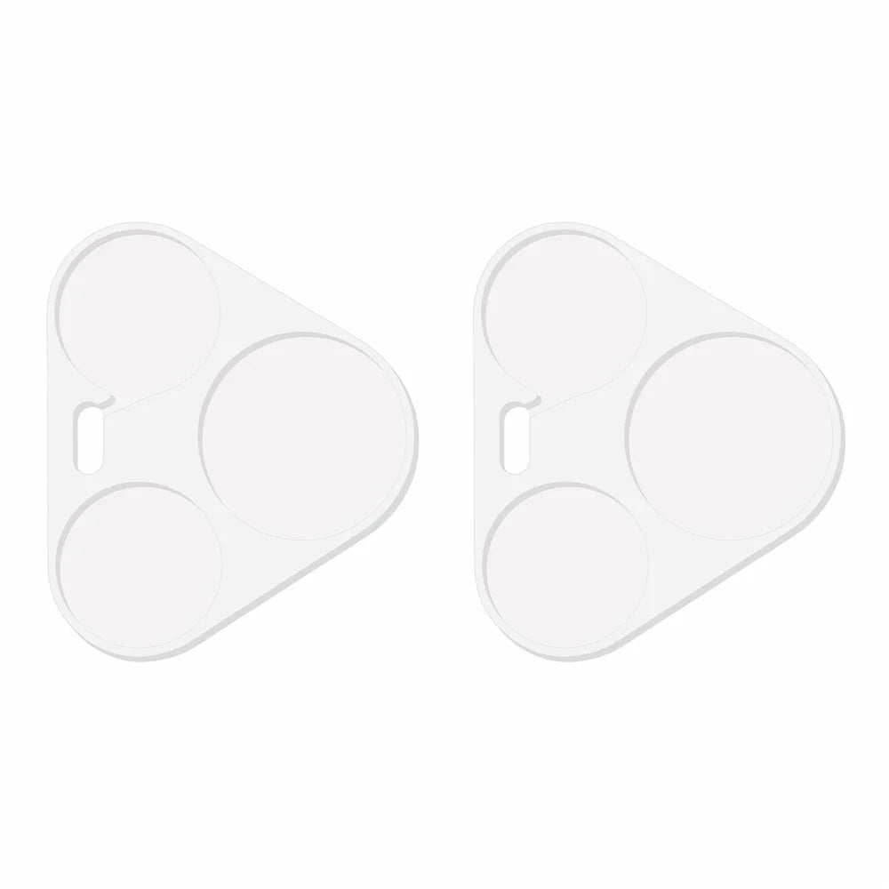 2Pcs For Huawei Pura 90 Pro Full Coverage Camera Lens Protector 3D Arc Edge Anti-Scratch Tempered Glass Lens Film - Transparent - 2
