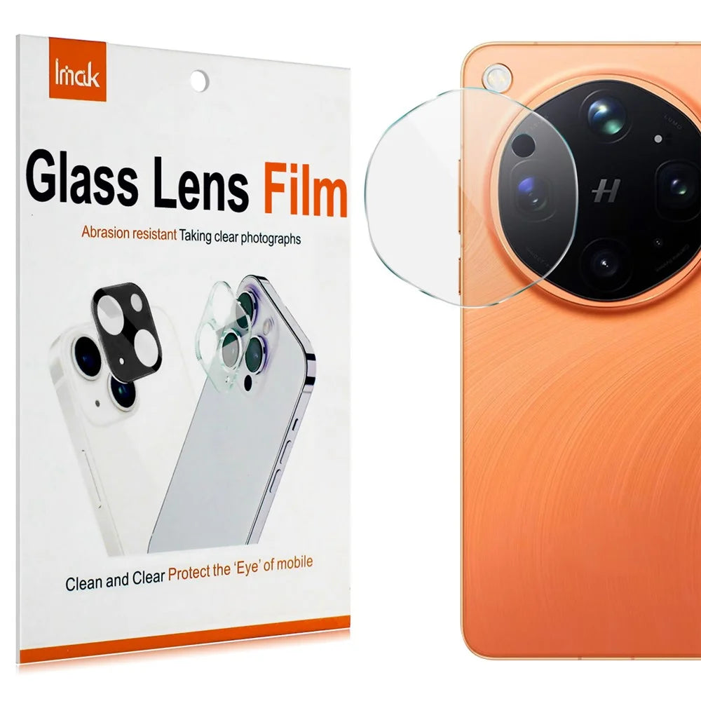 IMAK For Oppo Find X9 Ultra 5G Camera Lens Protector Slim Tempered Glass Full Coverage Lens Film - Transparent - 1