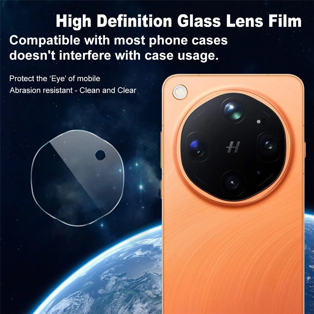 IMAK For Oppo Find X9 Ultra 5G Camera Lens Protector Slim Tempered Glass Full Coverage Lens Film - Transparent - 3