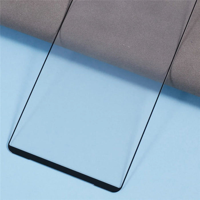 For Sony Xperia 1 VIII Full Screen Protector Full Glue Silk Printing Tempered Glass Film - Black - 7