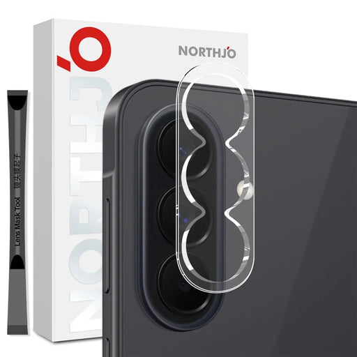 NORTHJO For Samsung Galaxy A57 5G / A37 5G Camera Lens Protector Tempered Glass HD Clear 3D Full Coverage - Transparent - 1
