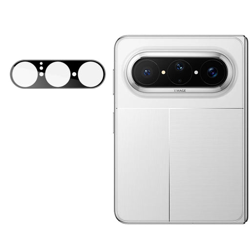 IMAK For Huawei Pura X Max Camera Lens Protector Tempered Glass HD Clear Full Cover Lens Film - Black - 2