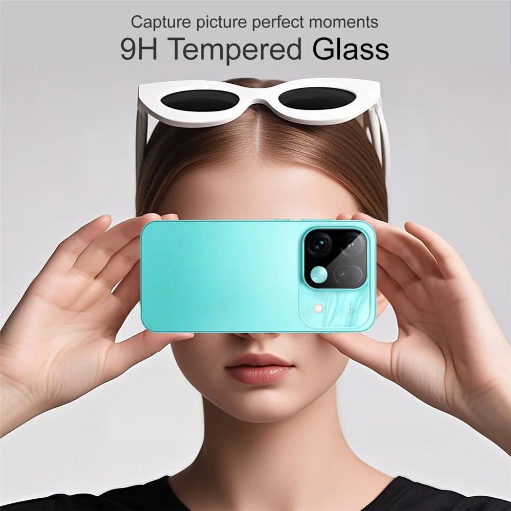 IMAK For Oppo Find X9s Pro 5G Camera Lens Protector Tempered Glass HD Clear Full Cover Lens Film - Black - 4