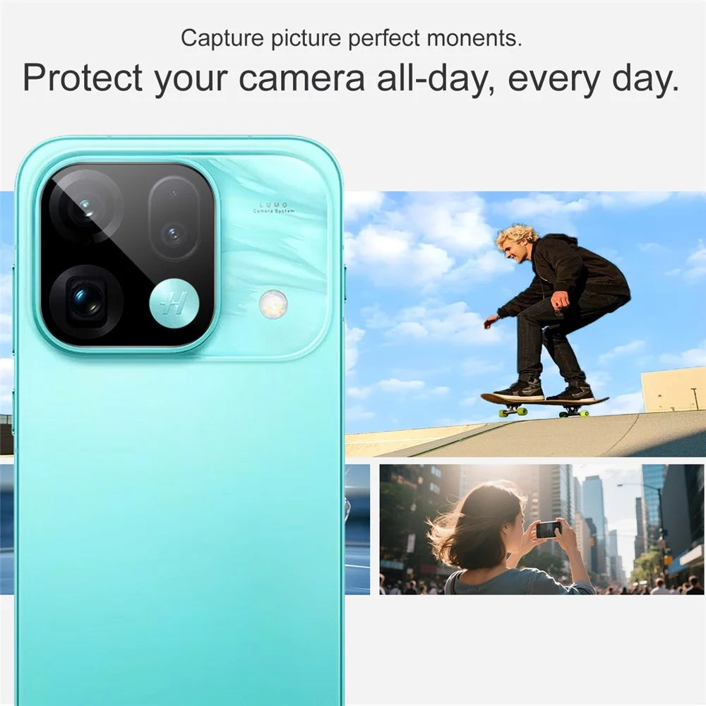 IMAK For Oppo Find X9s Pro 5G Camera Lens Protector Tempered Glass HD Clear Full Cover Lens Film - Black - 6