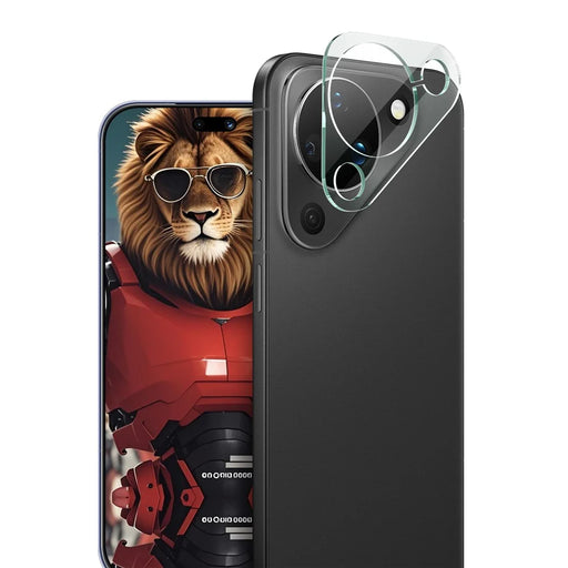 IMAK For Huawei Pura 90 Tempered Glass Full Cover Camera Lens Protector + Acrylic Lens Cap - Transparent - 2