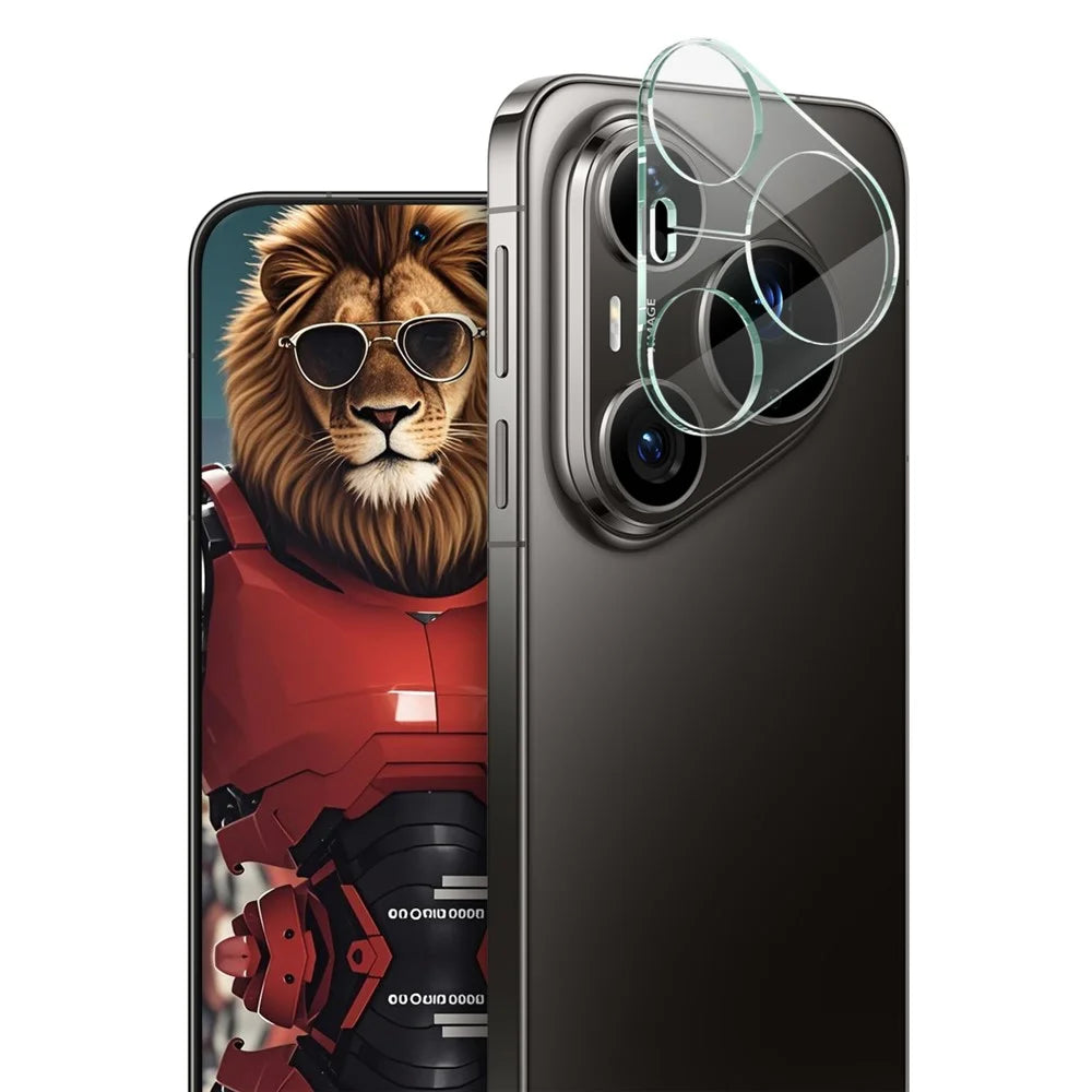 IMAK For Huawei Pura 90s Pro Max 5G / Pura 90 Pro Max Tempered Glass Full Cover Camera Lens Protector + Acrylic Lens Cap - Transparent - 2