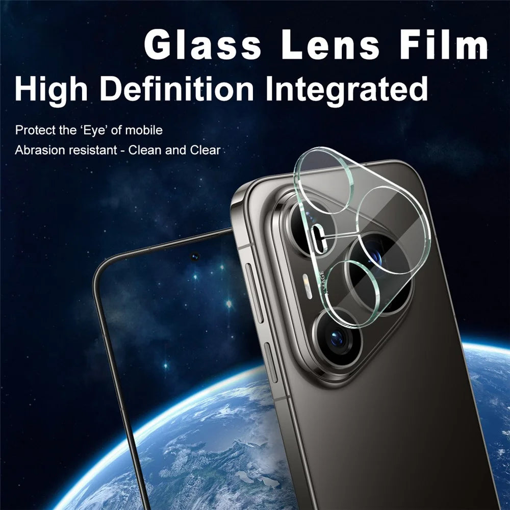 IMAK For Huawei Pura 90s Pro Max 5G / Pura 90 Pro Max Tempered Glass Full Cover Camera Lens Protector + Acrylic Lens Cap - Transparent - 3