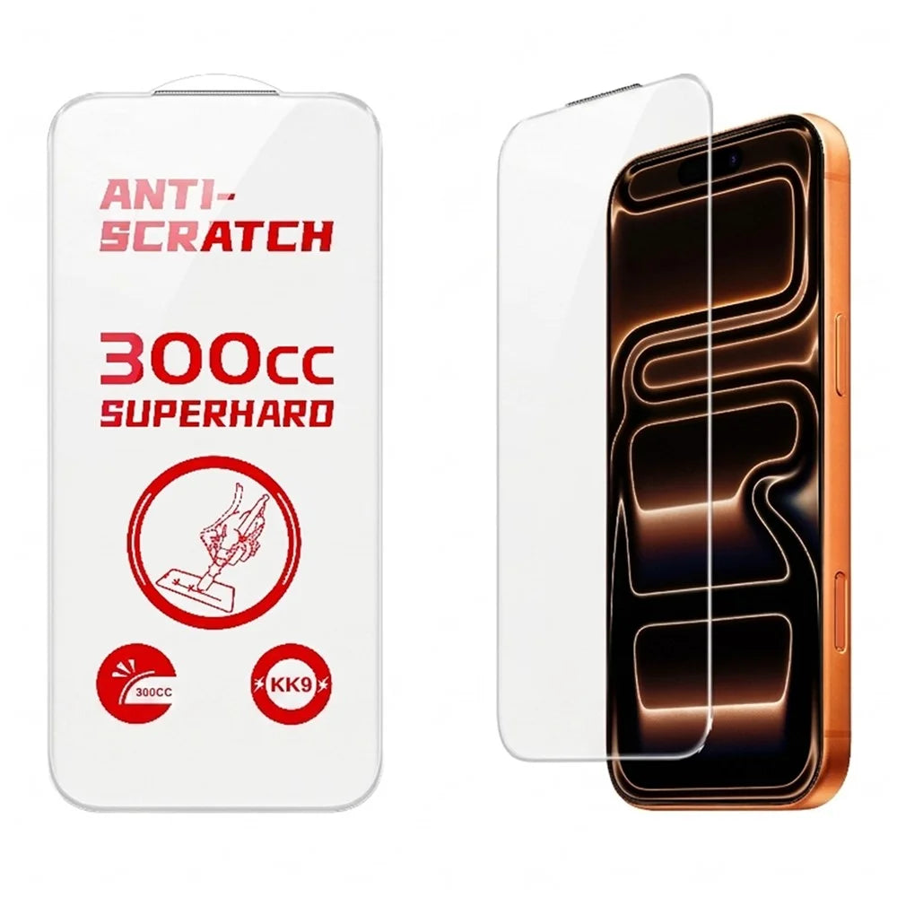 For iPhone 18 Pro Max / 17 Pro Max Full Screen Protector Electroplating Anti-fingerprint 0.4mm Tempered Glass Screen Film - Transparent - 1