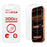 For iPhone 18 Pro Max / 17 Pro Max Full Screen Protector Electroplating Anti-fingerprint 0.4mm Tempered Glass Screen Film - Transparent - 1