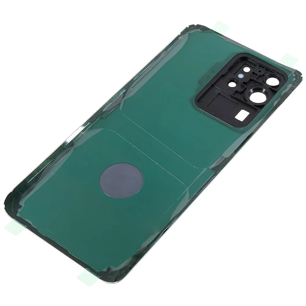 For Samsung Galaxy S20 Ultra 4G / 5G G988 Battery Housing with Adhesive Sticker + Camera Lens Cover - Grey - 6