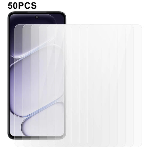 50Pcs For OnePlus Nord CE6 Lite 5G Screen Protector Full Glue Tempered Glass Clear Screen Film (NOT Complete Covering) (No Package, with Wipes Set, Dust-absorber, Guide Sticker) - Transparent - 1