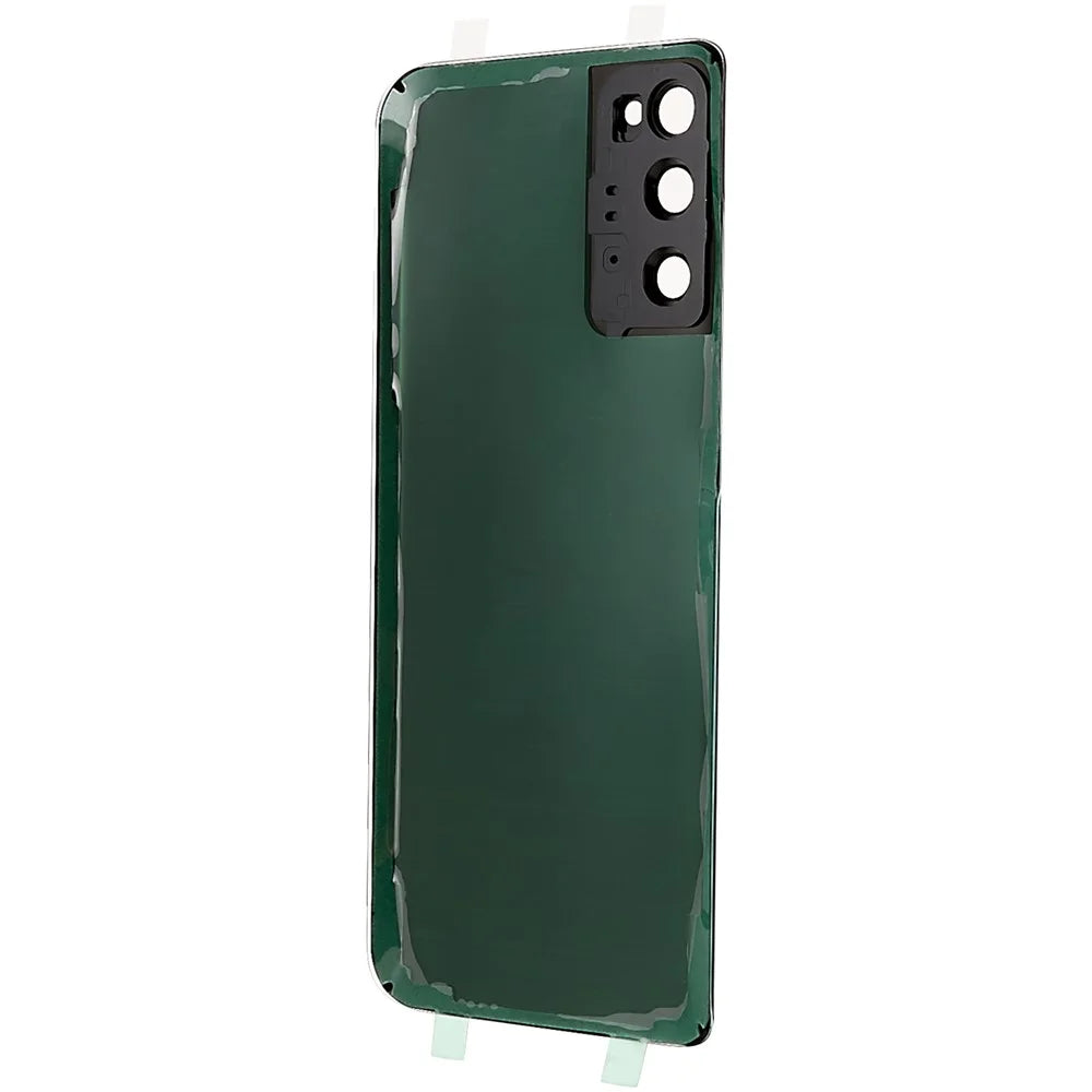 For Samsung Galaxy S20 4G G980 / S20 5G G981 Battery Housing with Adhesive Sticker + Camera Lens Cover - Black - 3