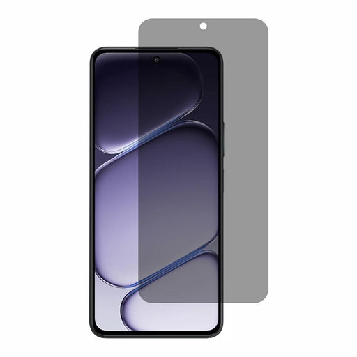 AMORUS For OnePlus Nord CE6 Lite 5G 2.5D Arc Edge Anti Spy Full Screen Protector Full Glue High Aluminium-silicon Glass Film - Black - 1