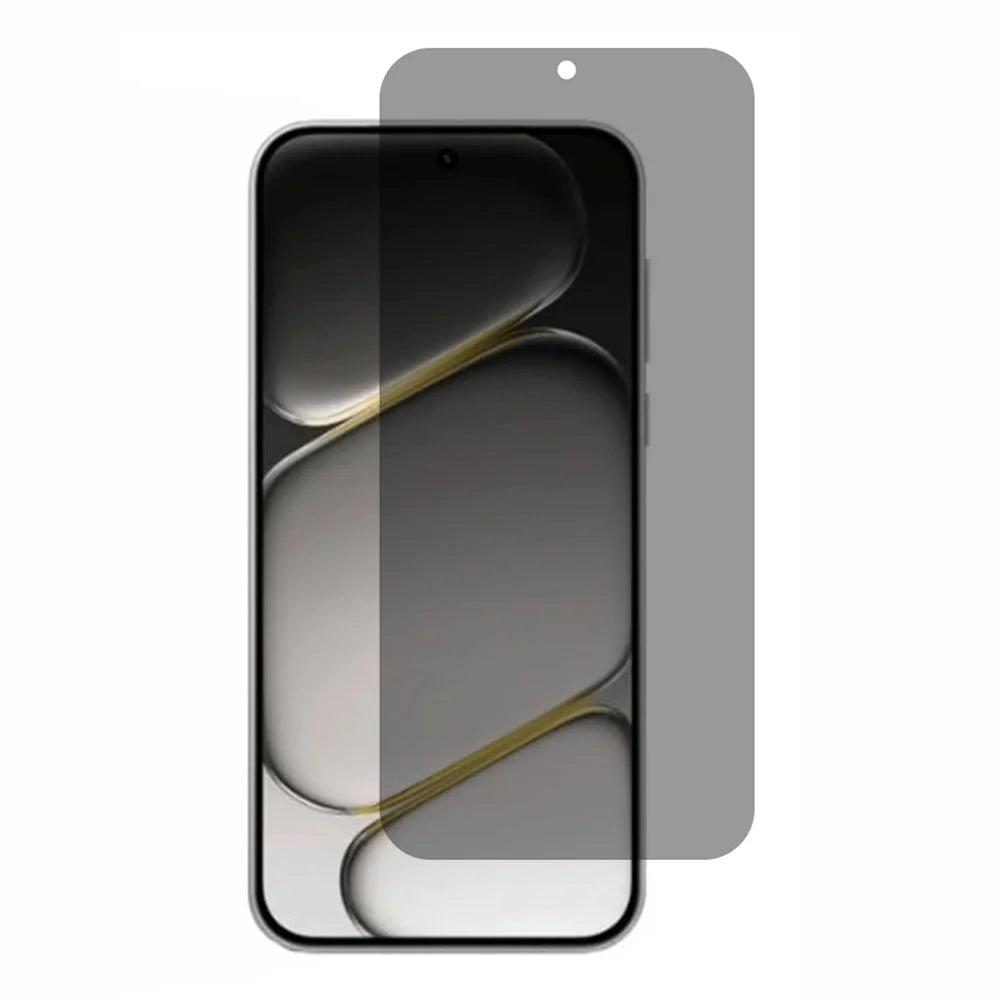 For OnePlus Nord CE6 5G 2.5D Arc Edge Anti Spy Full Screen Protector Full Glue High Aluminium-silicon Glass Film - Black - 1
